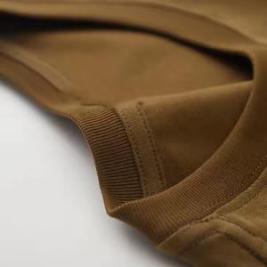 Heavy Weight 100% Cotton <b>T</b>-<b>Shirt</b> Solid Color Oversized Wholesale Custom <b>Men's</b> 300gsmT-<b>Shirt</b> Summer short set <b>men</b> Custom logo - Product Image 4