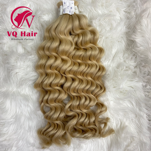 Haute Qualité Naturel Vague Bundles En Vrac Cheveux Vietnam Permed Vierge Extensions De Cheveux Humains 100% Cuticule Aligné Toutes Les Couleurs Convient - Product Image 1