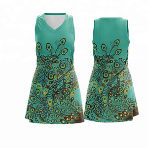 Vestido de Netball Uniforme ajustado para mujer Uniformes de Netball Vestido Verde Marrón Gran oferta Uniformes de Netball de camuflaje - Product Image 1