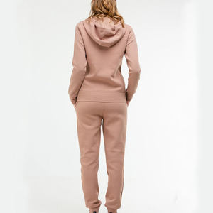 Diseño clásico Mujeres Sudaderas con capucha y pantalones de chándal Conjuntos Chándal informal de gran tamaño Mujeres Vida diaria Conjuntos de mujeres al aire libre Chándal - Product Image 6