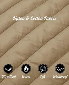 Chaqueta acolchada ligera para mujer con tejido transpirable de relleno aislante y ropa ajustable para exteriores Chaqueta acolchada para mujer - Product Image 4