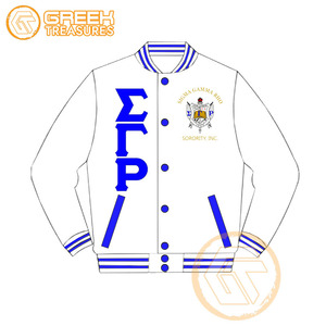 Personalizado Sigma Gamma Rho satén bordado Varsity chaqueta hermandad de Mujeres de alta calidad transpirable impermeable a prueba de viento chaquetas de las mujeres - Product Image 4