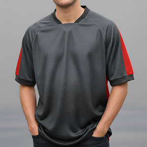 Maillots de football personnalisés en gros, légers, respirants, à séchage rapide, col en V classique, 100% polyester, sublimation personnalisée - Product Image 4