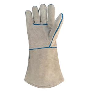 Servicio OEM El mejor cuero con pulgar de Palma reforzado e índice TIG/MIG Guantes de trabajo de soldadura Guantes de trabajo de equipo de seguridad manual - Product Image 3