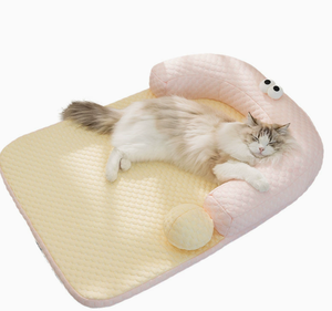 Cuccia per Animali Domestici a Forma di Mostro Cartoonesco, Cuscino Trapuntato in Peluche per Gatti, Tappetino Lavabile Estivo per Interni ed Esterni - Product Image 3