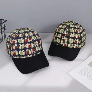 Gorra de béisbol de estilo callejero de tela de panel 5/6 personalizada al por mayor, moda informal, ropa de calle, estilo clásico, sombrero estampado por sublimación - Product Image 1