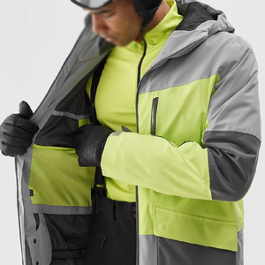 Combinaison de ski unisexe de haute qualité, coupe-vent, chaude, épaisse, grande taille, col à capuche avec fermeture éclair, personnalisable pour hommes et femmes - Product Image 6