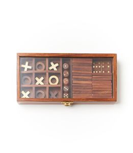 Fabricant d'équipement d'origine, jeu traditionnel en bois de tic tac toe pour que les enfants apprennent facilement la stratégie et améliorent leurs compétences de pensée logique - Product Image 3
