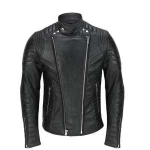Veste en cuir de mode décontractée pour hommes de bonne qualité Veste en cuir Vestes en cuir chaudes d'hiver à col rabattu pour hommes - Product Image 6
