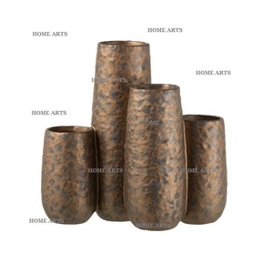 Admirable Design Aluminium Flower <b>Vase</b> <b>Set</b> Of 4 Different Size Flower <b>Vases</b> At Reasonable Pricing Flower <b>Vase</b> - Product Image 1