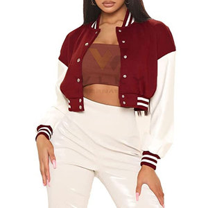 แจ็กเก็ตตัวอักษรระบายอากาศได้ดีสำหรับผู้หญิงแจ็คเก็ตตัวอักษรสไตล์ใหม่ - Product Image 1