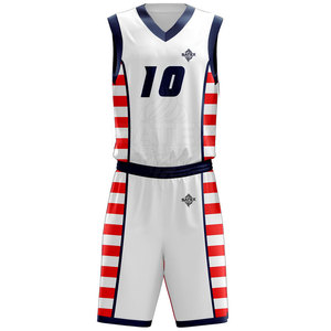 Conjuntos de Uniformes de Baloncesto para Hombre de la Mejor Calidad, 100% Poliéster, Transpirable y de Secado Rápido, Hecho en Pakistán - Product Image 1
