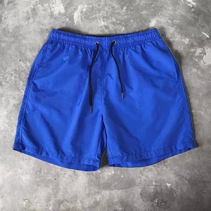 Shorts en toile décontractés pour hommes, taille mi-haute, motif uni, vêtements de sport d'été, séchage rapide, haute qualité, service OEM - Product Image 1
