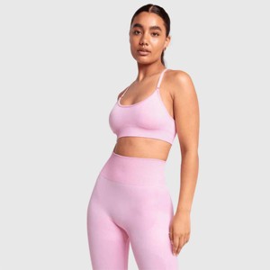 Venta al por mayor de fábrica Pantalones de yoga Control de barriga Mujeres Leggings de cintura alta Secado rápido Leggings de yoga diarios personalizados - Product Image 2