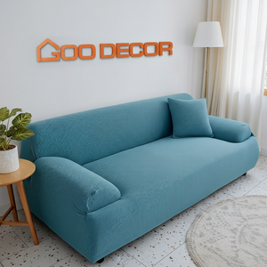 Housse de canapé en polaire de haute qualité, style simple et confortable, protection pour la décoration de la maison, motif uni, différentes couleurs - Product Image 5