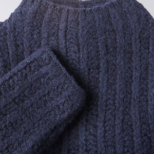 Suéter de Hombre de Punto, Cuello Alto, Manga Larga, 100% Algodón, Invierno, Servicio OEM ODM, Logotipo Personalizado, Diseño de Diseñador - Product Image 6