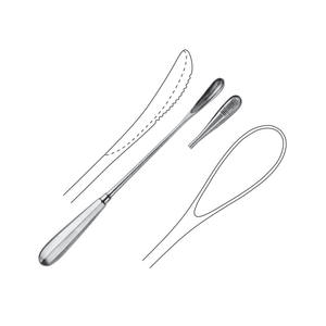 Pince à placenta et à ovules Cuzzi à prix abordable Instruments de chirurgie pour obstétrique et gynécologie Fig #3-21 mm /30 cm - 11 3/4" - Product Image 1