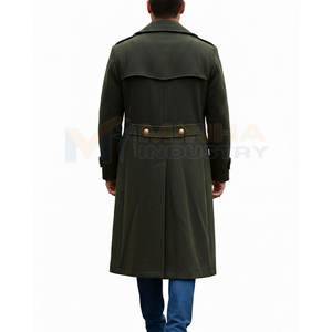 เสื้อโค้ทผู้ชายผ้าขนสัตว์ผสมโพลีเอสเตอร์ ทนทาน แฟชั่น สำหรับฤดูหนาว ราคาขายส่ง - Product Image 2