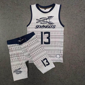 Vêtements de sport de haute qualité Tenue de basket-ball Logo personnalisé Design imprimé Vente en gros Ensemble de maillots de basket-ball de gymnastique pour hommes - Product Image 2