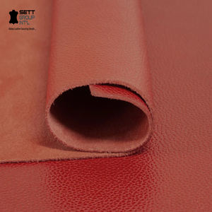 Cuero de vaca de grano completo OEM, color rojo, 1.1-1.3 mm, para la fabricación de calzado, decoración del hogar, costura, manualidades, taller, herramientas de cuero de calidad, confiable - Product Image 1