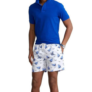 Promotion : Shorts de bain pour hommes en nylon de luxe, logo personnalisé, maille respirante, polyester de haute qualité, réactifs à l'eau - Product Image 2