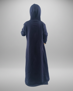 Sudadera con Capucha Unisex para Niños, Tejida, Ecológica, Modest, con Cremallera Completa, Transpirable, de Tela de Felpa Larga, Poliéster/Algodón, Corte Regular - Product Image 3