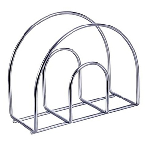 Porte-serviettes carré en aluminium pour table à manger avec rangement pour mouchoirs et anneaux à serviettes - Décoration de fête écologique - Product Image 4