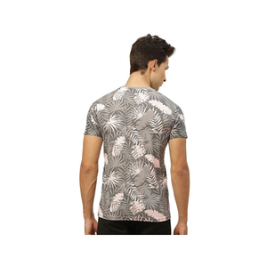 Couleur noire avec une belle texture T-shirt à ourlet long sur mesure de grande taille Top des meilleures ventes T-shirts pour hommes pour les jeunes adultes - Product Image 5