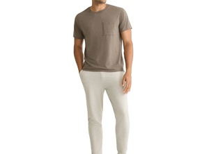 Jogger décontracté surdimensionné mi-lourd respirant pour homme, style streetwear personnalisé, jogger uni pour homme, ensemble de joggers vierges en gros - Product Image 5