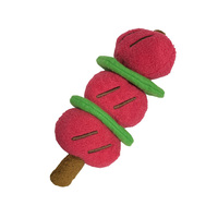 Jouet en peluche pour chien BBQ Voice en forme de champignon - Tissu doux et câlin pour toutes les occasions - brinquedo pet