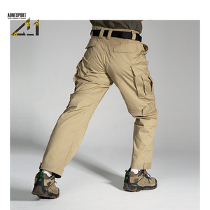 Pantalones Cargo Tácticos para Hombre, Lona de Peso Medio, Secado Rápido, Resistentes al Agua, Transpirables, Múltiples Bolsillos, Estilo Ropa de Trabajo, Otoño - Product Image 5