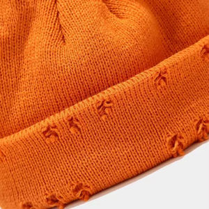 Gorros personalizados de diseñador personalizados de acrílico 100% para invierno, gorros personalizados de punto de invierno Unisex de alta calidad - Product Image 5