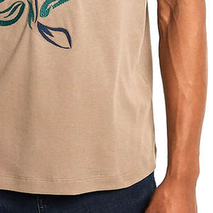 Haute qualité 100% coton hommes T-Shirt de gymnastique séchage rapide élastique luxe Fitness vêtements solide en gros Logo imprimé T-Shirt - Product Image 5