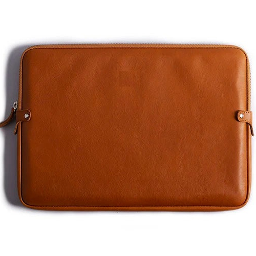 Hot Selling Genuine Leather Laptop Sleeve Cover Protect Your Laptop Case Work Business, Traveling Protective Sleeve
