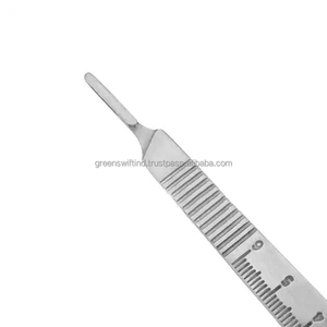 Scalpel chirurgical jetable en acier inoxydable de haute qualité avec poignée en plastique réutilisable de GREEN SWIFT INDUSTRIES - Product Image 4