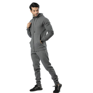 ชุดวอร์มมีฮู้ดแขนเสื้อมีฮู้ดสำหรับผู้ชายชุดวิ่งออกกำลังกาย - Product Image 4