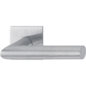 Amsterdam E1400Z/848N Paire de poignées de porte en acier inoxydable F69 avec rosettes carrées de 8 mm Marque HOPPE - Product Image 1