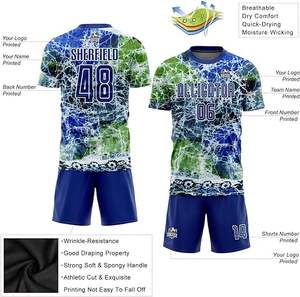 Maillot de football pour enfants et adultes Kit d'uniformes de football personnalisés pour hommes et garçons vêtements de sport - Product Image 6