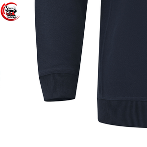 OEM Hombres Peso Pesado 100% Algodón Cuello Redondo Sudadera De Gran Tamaño Casual Pullover Fleece Sólido Para Invierno Esenciales Personalizados - Product Image 4