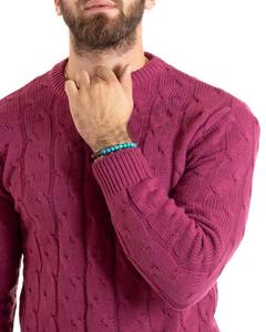 เสื้อกันหนาวผู้ชายแขนยาวเสื้อผ้าผู้ชายผ้าฝ้าย 2024 ออกแบบแฟชั่นใหม่ฤดูหนาวBreathableคุณภาพสูงCrewneckเสื้อกันหนาวผู้ชาย - Product Image 3