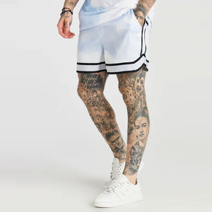 Short de basket sportif de haute qualité Polyester/coton séchage rapide vente en gros prix compétitif nouvelle conception motif solide - Product Image 1