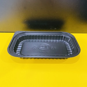 Contenants alimentaires jetables en plastique à 1, 2 ou 4 compartiments avec couvercles, boîtes à lunch noires pour plats à emporter, boîtes de préparation de repas - Product Image 3
