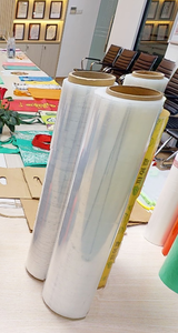 High Quality 18in X 1500ft Stretch <b>Wrap</b> Film LLDPE Clear <b>Pallet</b> Wrapping Film Moisture Proof Packaging From Haplast Vietnam - Product Image 2