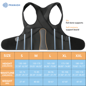 Corrector de postura de clavícula para adultos y niños, soporte ortopédico para hombro con corsé de soporte para la espalda, cinturón protector - Product Image 5