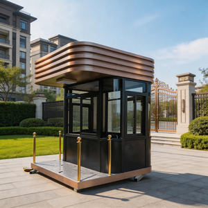 Cabina di Sicurezza in Acciaio Zincato a Forma di Arco |   Chiosco Portatile per Controllo Passaggi per Comunità e Sicurezza Pubblica - Product Image 3