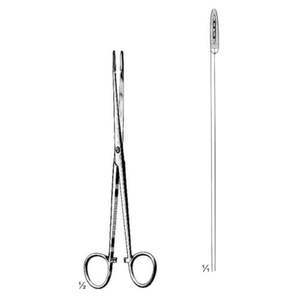 Pinzas para Apósito Uterino Maier Gross de 18 cm y 20 cm, Rectas y Curvas, de Acero Inoxidable Alemán, por SurgiRight Instruments - Product Image 5