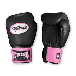 Twins Professional Custom Made Logo Professional Boxing <b>Gloves</b> Leather Adjustable for Strap Universal Fit Training MMA Boxing - Product Image 3