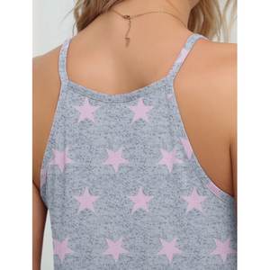 Conjuntos de pijama para mujer Cami Shorts Conjuntos de pijama suave 2 piezas Pj Lounge Set Sleep Sleepwear - Product Image 5