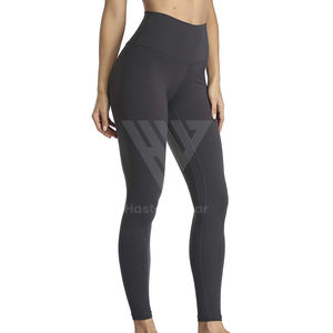 Leggings Deportivos de Cintura Alta y Ajustados, Color Sólido, Nuevo Estilo de Moda, Transpirables - Product Image 2