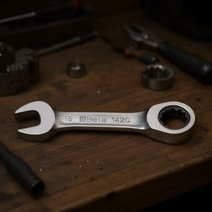 Chiavi Combinate a Cricchetto Cromate con Estremità Aperta e ad Anello - Product Image 3